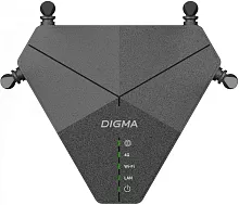 Роутер беспроводной Digma DWR-N302LTE N300 10/100BASE-TX/3G/4G cat. 4 черный