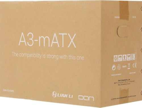 Корпус Lian-Li A3 черный без БП mATX 10x120mm 2x140mm 2xUSB3.0 1xUSB3.1 audio bott PSU (G99.A3X.10R) фото 11