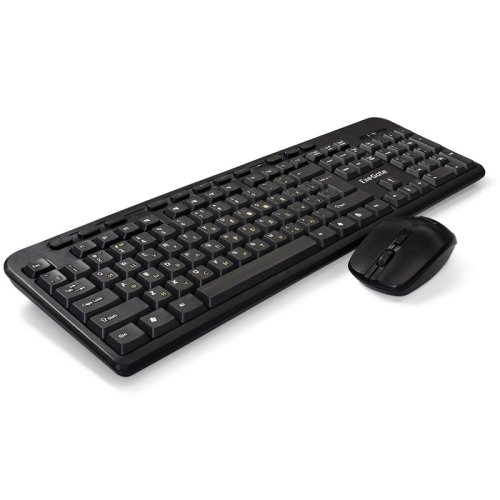 *Комплект беспроводной, клавиатура и мышь Exegate EX286220RUS Professional Standard Combo MK240 (кл.115кл+мышь800/ 1200 4кн.+Scr,USB)