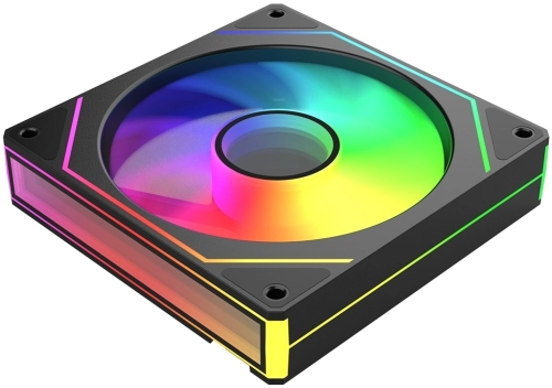 Вентилятор для корпуса Bloody CF-11 LCD ARGB 120х120x25 черный 4-pin 32дБ (упак.:1шт) (CF-11-ARGB120-BK) Ret фото 9