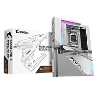 Материнская плата/ MB GIGABYTE AMD B650 sAM5, 4xDDR5(256GB), HDMI 2.1/HDMI 1.4 (int), 1xPCIe 5.0x16, 1xLAN (2.5GbE), Wi-Fi 7, BT 5.4, 4xSATA 6Gb/s, 3xM.2, 1xUSB-C, 7xUSB 3.2, 4xUSB 2.0, ATX (B650E A STEALTH ICE)