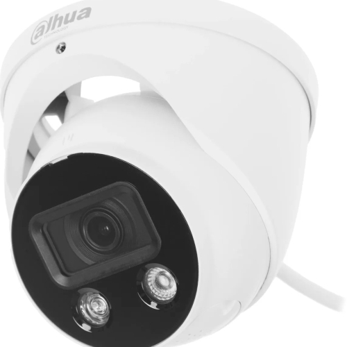 DAHUA DH-IPC-HDW3449HP-AS-PV-0280B-S5 Уличная турельная IP-видеокамера TiOC с ИИ и активным сдерживанием 4Мп, 1/ 2.7” CMOS, объектив 2.8мм, видеоаналитика, ИК 30м, LED 30м, IP67, корпус: металл