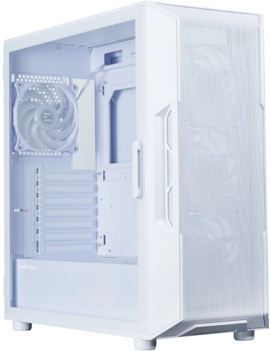 корпус ZALMAN i3 NEO V2, ATX, WHITE, FRONT MESH, WINDOW, 2xCombo (3.5 or 2.5), 1x2.5, 1xUSB Type C, 1xUSB3.0, FRONT 3x120mm FRGB, REAR 1x120mm FRGB (I3 NEO V2 WHITE) фото 4
