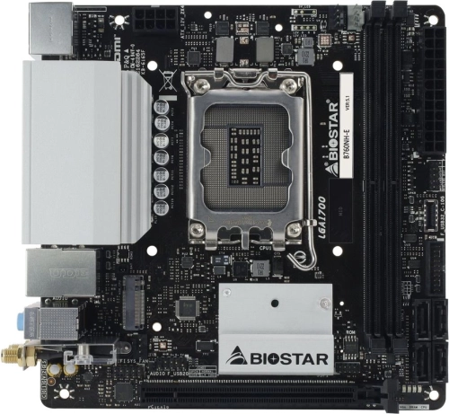 Материнская плата Biostar B760NH-E Soc-1700 Intel B760 2xDDR5 mini-ITX AC`97 8ch(7.1) 2.5Gg RAID+HDMI+DP фото 5