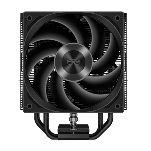Кулер для процессора/ CPU Cooler PCCooler RZ400 V2 BK (230W, 4-pin PWM, 155mm, Al/Cu, 4x6mm, 1x120mm, 86.73CFM, 32dBA, 2200RPM, S: 1851/1700/1200/115X, AM5/AM4, black)