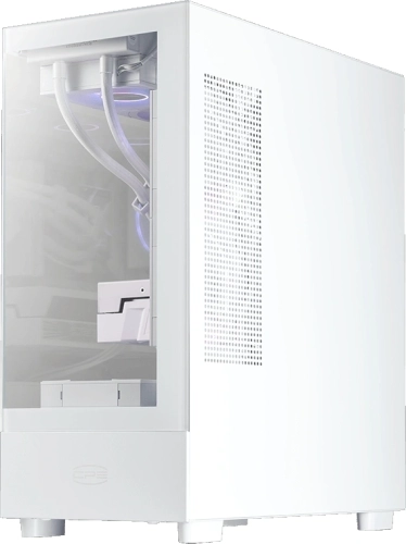 Корпус PcCooler C3Q500 белый без БП ATX 9x120mm 2x140mm 1xUSB3.0 audio bott PSU (C3Q500WHD000-GL) фото 4