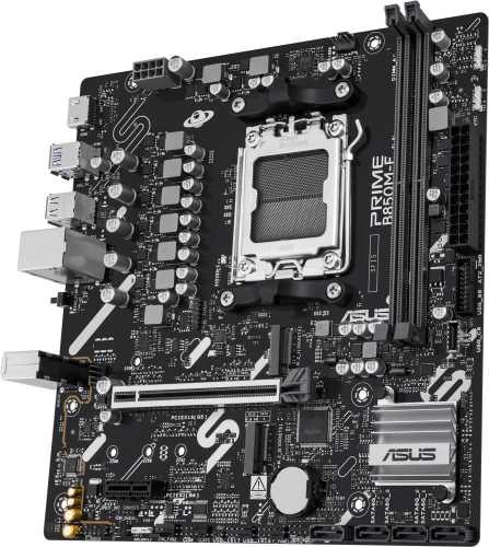 Материнская плата ASUS PRIME B850M-F, AM5, B850, 2*DDR5, 4*SATA, 2*M.2, 4*USB 3.2, 4*USB 2.0, 3*PCIx16, 2*PCIx1, DP+HDMI, mATX; 90MB1N90-M0EAY0 фото 5