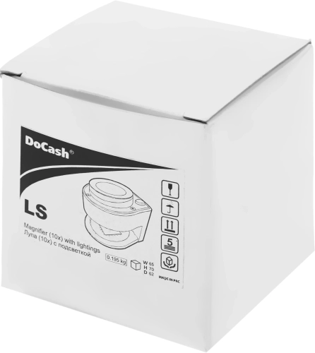 Детектор банкнот DoCash LS просмотровый АКБ (15041) фото 6