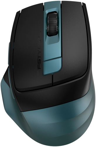 Мышь A4Tech Fstyler FB35CS темно-зеленый/ черный оптическая (2000dpi) silent беспроводная BT/ Radio USB (6but) (FB35CS USB MIDNIGHT GREEN)