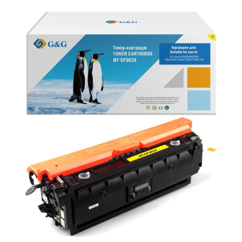 Тонер-картридж G&G NT-CF362X желтый 9500 страниц для НР LaserJet Pro Color M533/ 577 c/ f/ x/ z/ n/ dn
