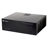 Корпус Silverstone SST-GD04B USB 3.0 Grandia HTPC Micro ATX Computer Case, Silent High Airflow Performance, black (968783) (G410GD04B000120)