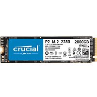 Твердотельный накопитель SSD 2TB Crucial P2, M.2 2280, PCI-E x4, TBW 600 (CT2000P2SSD8)