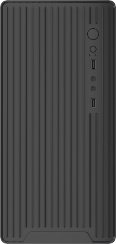 Корпус Accord ACC-M258-02B черный без БП mATX 1x80mm 2xUSB2.0 audio фото 4