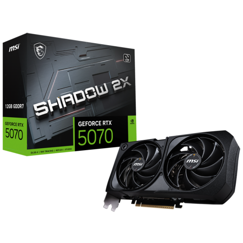 Видеокарта PCIE16 RTX5070 12GB RTX 5070 12G SHADOW 2X MSI