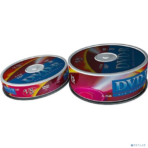 Диски VS DVD-R 4,7 GB 16x Shrink/ 25 (VSDVDRS2501)