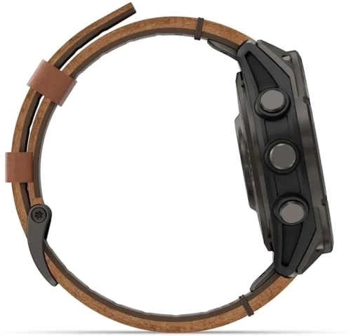 Смарт-часы Garmin Fenix 8 Pro 1.4 AMOLED корп.серый рем.песочный (010-03198-40) фото 6