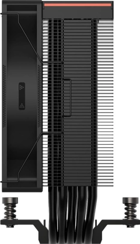 Устройство охлаждения(кулер) PcCooler RT500 Digital BK ARGB Soc-AM5/ AM4/ 1200/ 1700/ 1851 4-pin 32dB Al+Cu LCD 240W Ret (RT500-BKAWYL-GL) фото 5