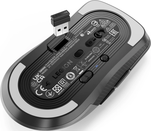 Мышь Lenovo Legion M600s Qi Wireless Gaming темно-серый оптическая 19000dpi беспров. BT/Radio USB 5but (GY51H47355) фото 14