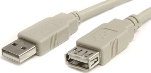 Кабель-удлинитель Premier 5-905 USB A(m) USB 2.0 A (f) 0.5м (5-905 0.5) серый