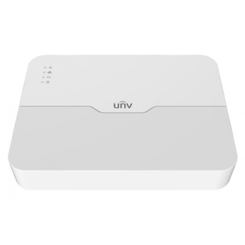 Видеорегистратор IP UNV 8-и канальный 4K с 8 PoE портами и разрешением записи до 4К, пласт. корпус (NVR301-08LS3-P8-RU)