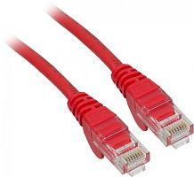 Патч-корд LANMASTER LSZH UTP кат.5e, 2.0 м, красный (LAN-PC45/ U5E-2.0-RD) (LAN-PC45/U5E-2.0-RD)