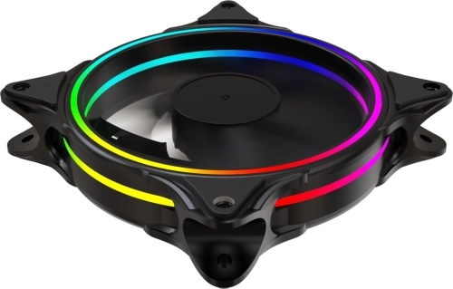 Вентилятор для корпуса Bloody BD-CF120ARGB3 ARGB 120х120x25 черный 4-pin 26дБ (BD-CF120ARGB3-BK) Ret фото 5