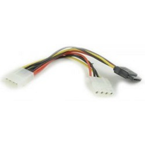 Gembird/ Cablexpert Кабель питания SATA, 15см, molex 4pin/ molex4pin+sata 15pin, на 2 устр. (CC-SATA-PSY2)