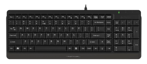 Клавиатура + мышь A4Tech Fstyler F1512 клав:черный мышь:черный USB (F1512 BLACK) фото 2