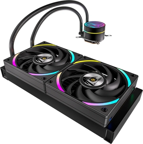 Система водяного охлаждения Formula Oasis L240 ARGB Soc-AM5/AM4/1200/2066/1700/1851 черный 4-pin 1-27.2dB Al+Cu 310W Ret (OASIS L240 ARGB BK)