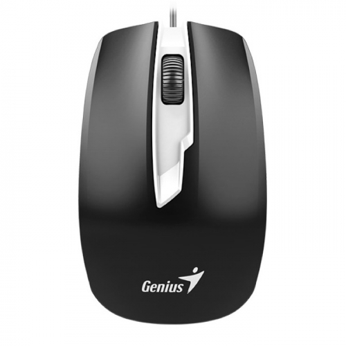 Мышь Genius Mouse DX-180 проводная, черная, 800-1600dpi, USB (31010239100)