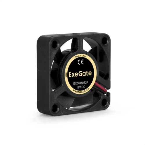 Exegate EX283363RUS Вентилятор ExeGate EX04010S2P, 40x40x10 мм, подшипник скольжения, 2pin, 5500RPM, 22dBA фото 2