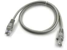 Патч-корд KingPrice KP-PC-c5e-1m-g 1Гбит/ с UTP 4 пары cat.5E CCA molded 1м серый RJ-45 (m)-RJ-45 (m)