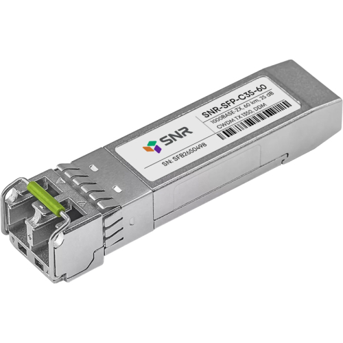 Модуль/ Модуль SFP CWDM оптический, дальность до 60км (25dB), 1350нм (SNR-SFP-C35-60)