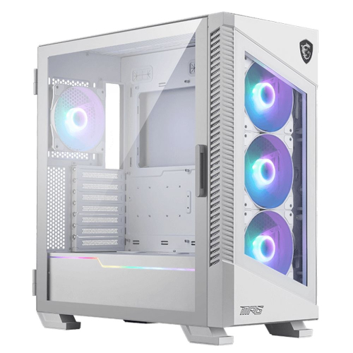 MPG VELOX 100R WHITE, Global, 2xUSB 3.0, 1xType C, 4x120mm ARGB Fan, ARGB (306-7G18W24-HH9)