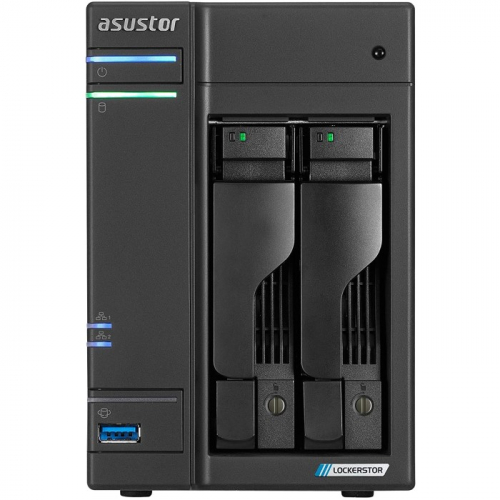 Сетевое хранилище Asustor LOCKERSTOR 2 AS6602T (90IX01F0-BW3S10) фото 2