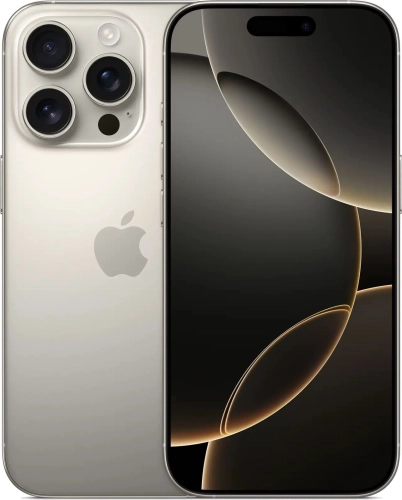 Смартфон Apple iPhone 16 Pro 256Gb титан моноблок 3G 4G 1Sim 6.3