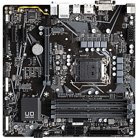 GIGABYTE B560M DS3H V2, LGA1200, B560, 4*DDR4, DVI-D+DP+HDMI, 6 SATA 6 Гб/с, M2, Audio, Gb LAN, USB 3.2, USB 2.0, COM*1 header, mATX