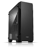 Корпус ZALMAN S3 TG, ATX, BLACK, TEMPERED GLASS WINDOW, 2x3.5", 2x2.5", 2xUSB2.0, 1xUSB3.0, FRONT 2x120mm