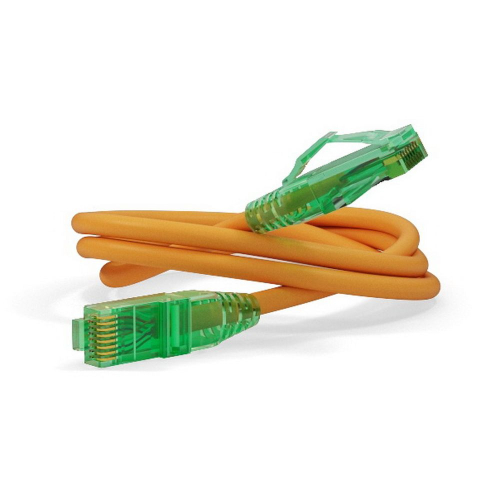 Кабельная сборка Hyperline PC-LPM-UTP-RJ45-RJ45-C6a-3M-LSZH-OR Патч-корд U/ UTP, Cat.6a (100% Fluke Component Tested), 10G, LSZH, 3м, оранжевый