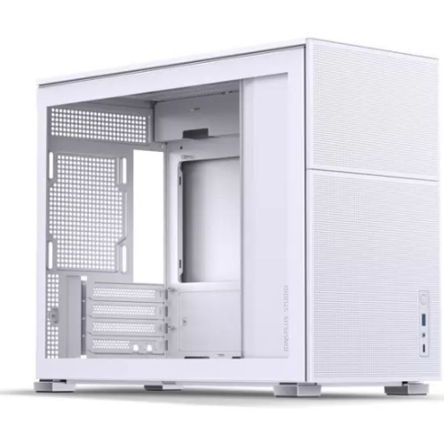 Корпус без блока питания/ Case JONSBO D31 MESH, Mini-Tower, TG, no fan, 1xUSB-A 3.2 + 1xUSB-C 3.2, mATX, mDTX, mITX White (D31 MESH WHITE)