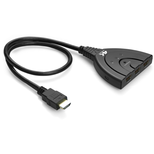 Greenconnect Переключатель HDMI 3 к 1 + USB port серия Greenline (GL-V301ZP)