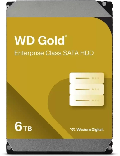 Жесткий диск WD SATA-III 6TB WD6004FRYZ Server Gold 512E (7200rpm) 256Mb 3.5