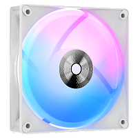 Вентилятор в корпус ID-Cooling Fan Ocypus Delta F12 WH ARGB LED / White / PWM (DELTA-F12-WH1AM00X-GL)