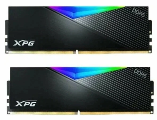 Модуль памяти DIMM DDR5-7200 32GB (16GBx2) RGB AX5U7200C3416G-DCLARBK ADATA