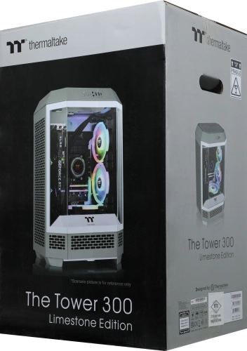 Корпус Thermaltake The Tower 300 LIMESTONE без БП mATX 7x120mm 5x140mm 2xUSB3.0 audio bott PSU (CA-1Y4-00SIWN-00) фото 20