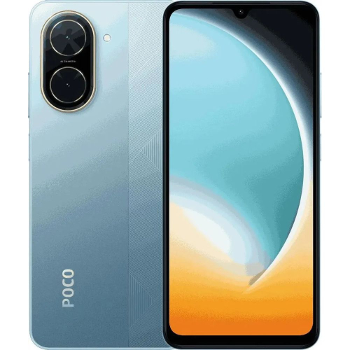 Смартфон POCO C71 4+128Gb голубой (MZB0K2NRU)