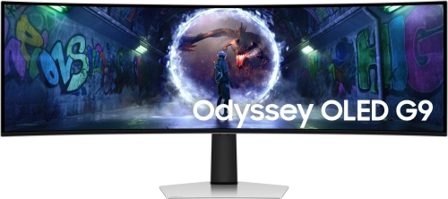 Монитор Samsung 49 Odyssey OLED G9 S49DG932SIXCI серебристый OLED LED 32:9 HDMI матовая HAS 250cd 178гр/ 178гр 5120x1440 240Hz FreeSync Premium Pro DP USB 12.9кг (LS49DG932SIXCI)