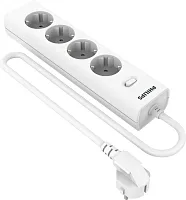 Сетевой фильтр Philips CHP2145WB/ 51 3м (4 розетки) белый (коробка) (CHP2145WB/51)