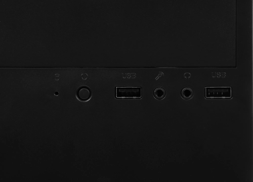 Корпус LinkWorld VC-13M071 М0 черный без БП mATX 1x80mm 1x120mm 2xUSB2.0 audio фото 2