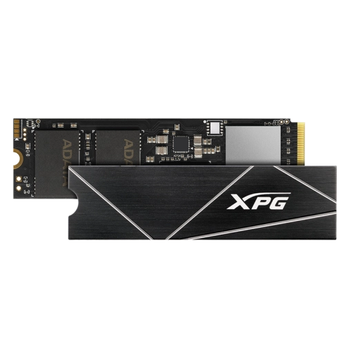 Твердотельный накопитель/ ADATA SSD GAMMIX S70 BLADE, 8000GB, M.2(22x80mm), NVMe, PCIe 4.0 x4, 3D TLC, R/ W 7300/ 6300MB/ s, IOPs 750 000/ 650 000, DRAM buffer 2048MB, TBW 5920, DWPD 0.4, with Heat Spread (AGAMMIXS70B-8000G-CS)